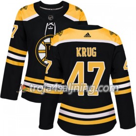 Boston Bruins tröja Torey Krug 47 Adidas 2017-2018 Svart Authentic - Dame NHL Tröjor